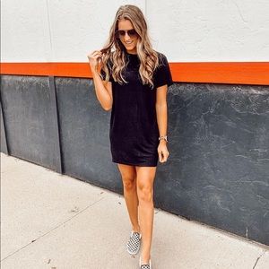 REVOLVE SUPERDOWN T-SHIRT DRESS W/ SLIT IN BACK